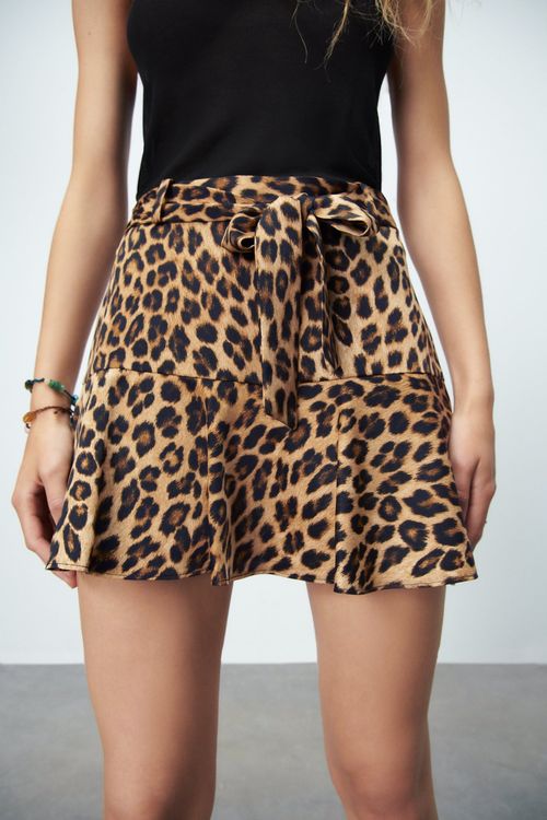 Zara hot sale gonna animalier