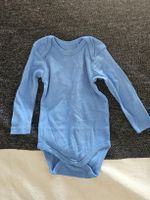 Body langarm blau Grösse 62/68 