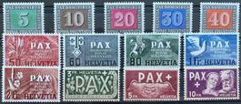 Toller Paxsatz postfrisch ** SBK 500.- ab 1.-