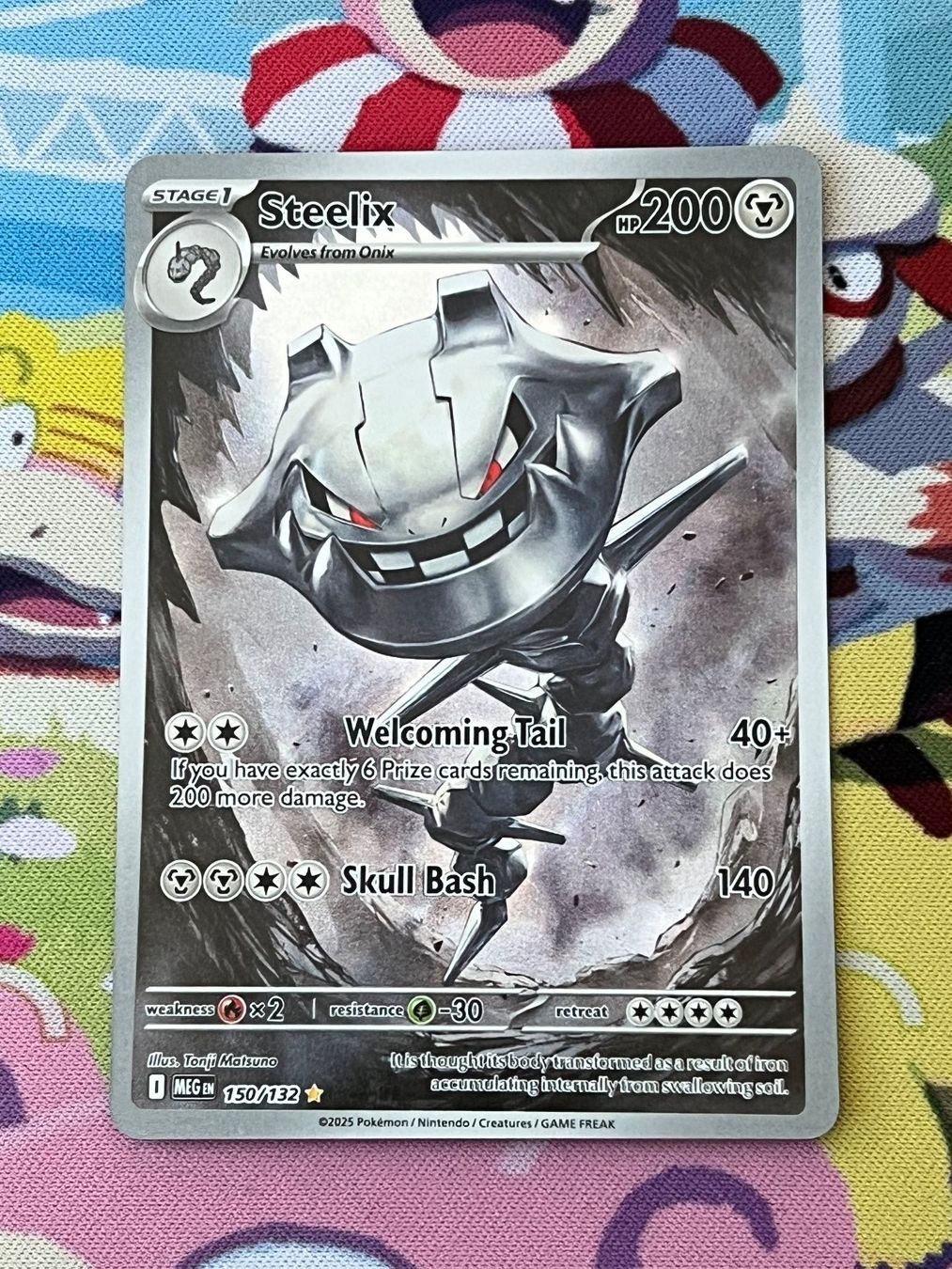 Pokémon Sammelbilder & Trading cards: Steelix Illustration Rare - Mega Evolution – Gebraucht aus Wil SG von Eric274