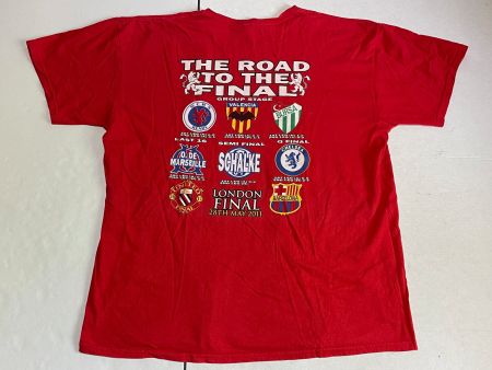 T-shirt Champion's league final 2011  Barça Vs United Gr. XL