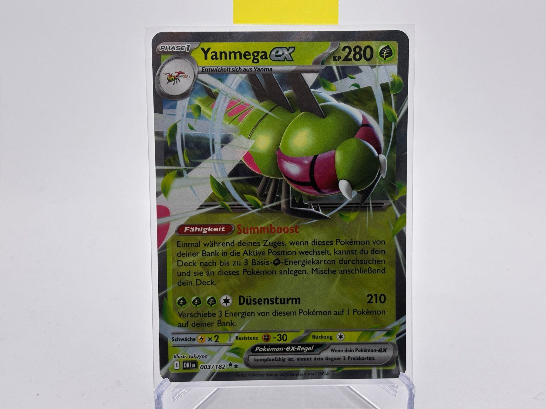 Pokémon Carte collezionabili: Ewige Rivalen - Yanmega ex  (DRI 3) - DE – Nuovo (secondo la descrizione) da Allschwil venduto da Bullach
