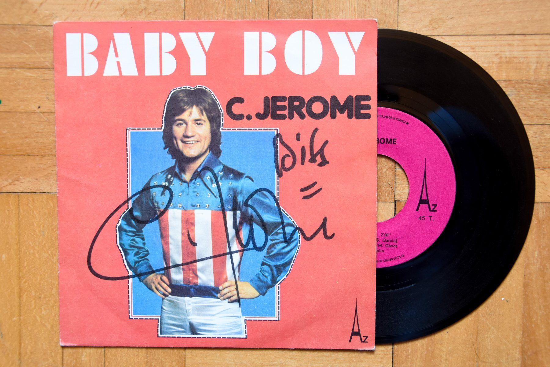 Autogramme: C. Jérôme - Lot Disques dédicacés – Gebraucht aus Belmont-sur-Yverdon von ag97 4