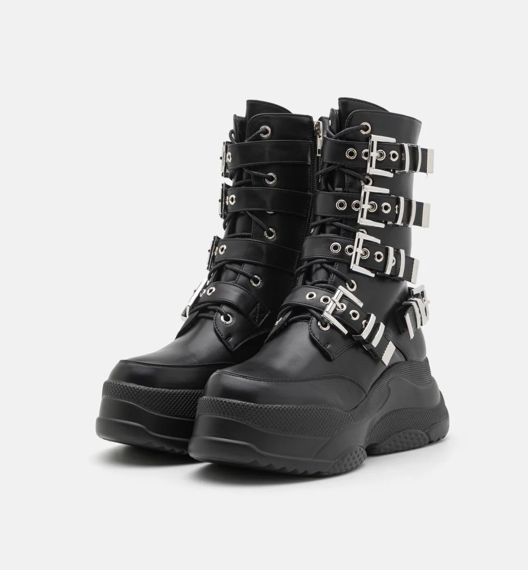 Scarpe da donna: Gothic - Punk Stiefel von Lamoda Gr.41 – Usato da Zürich venduto da Daniela51 3