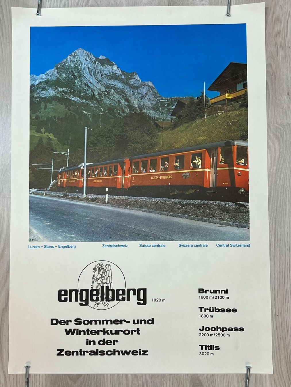 Foto & Immagini: Plakat Engelberg Sommerkurort – Usato da Vaduz venduto da Unikate-Markt