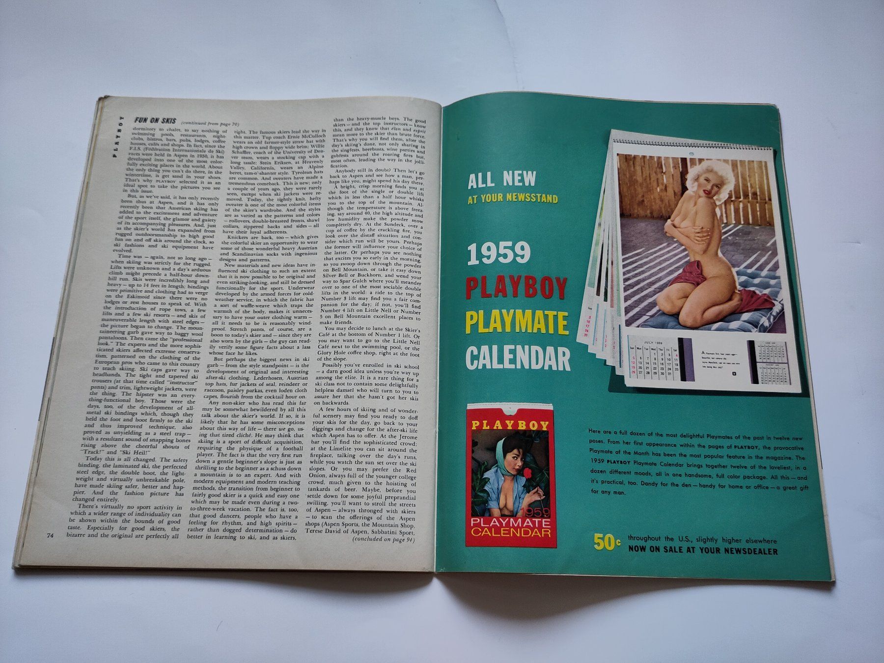 Revues & Magazines: Playboy Magazin November 1958 – D'occasion à Schaffhausen par RolfMeister 7