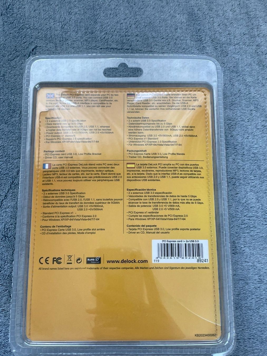 PC: PCI Express 2 USB 3.0 – Nuovo e nell'imballaggio originale da MAGDEN venduto da GoldenEagle2020 2