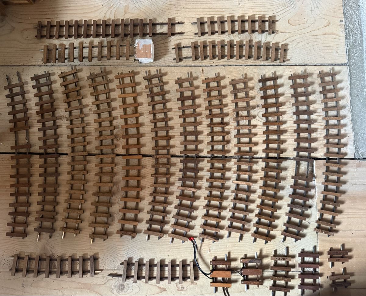 Modelleisenbahnen: Bastellot diverse Spur 0 Schienen 2 Leiter – Defekt aus Amden von vipernatter 6