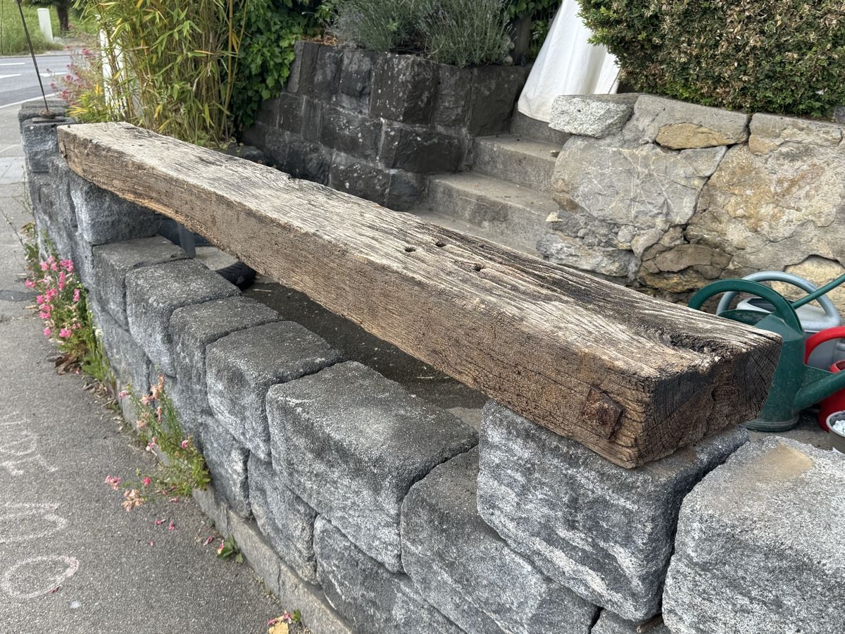 Articoli in legno: Eisenbahnschwelle Eiche Massivholz – Usato da Faulensee venduto da antom01 1