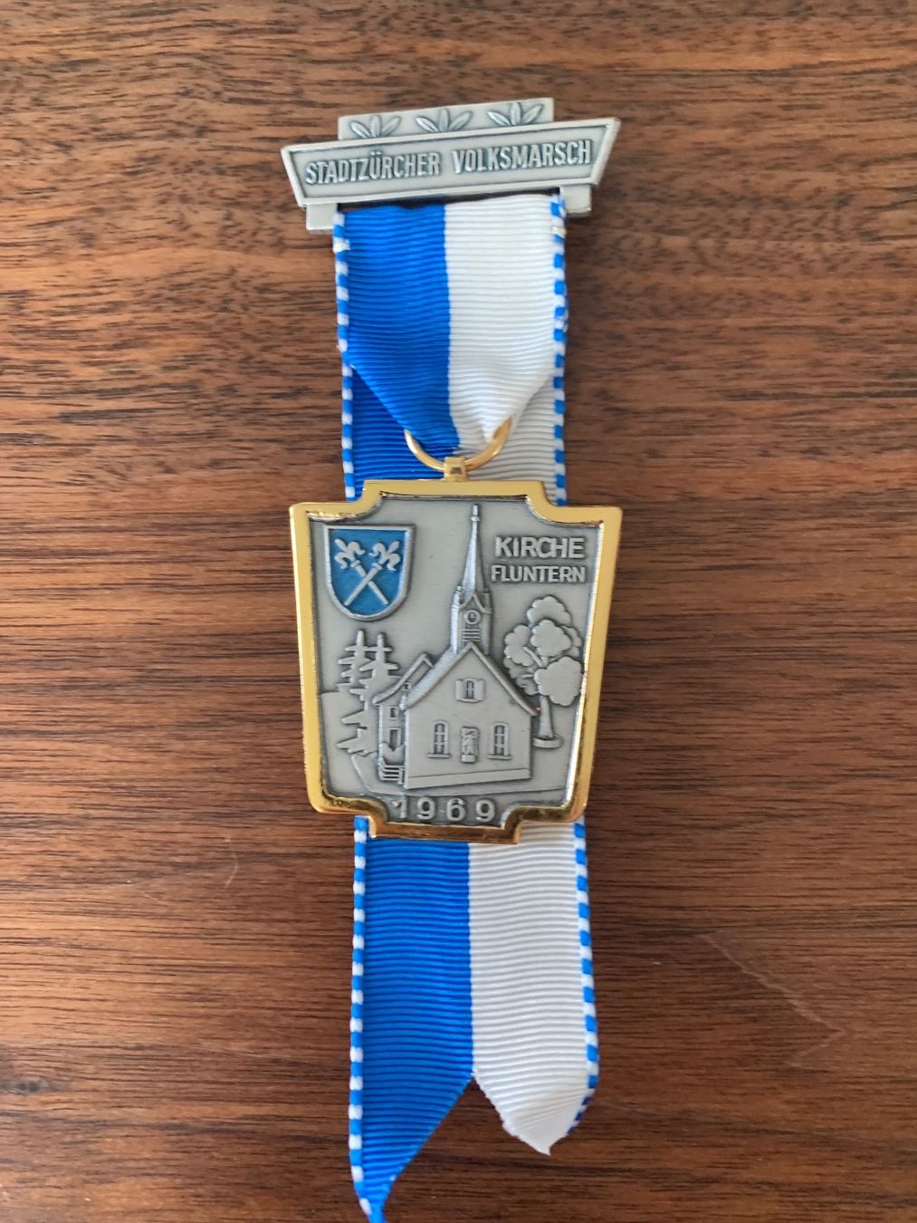 Medaglie: Kirche Fluntern Plakette Orden 1969 – Usato da Oberweningen venduto da Jogi2