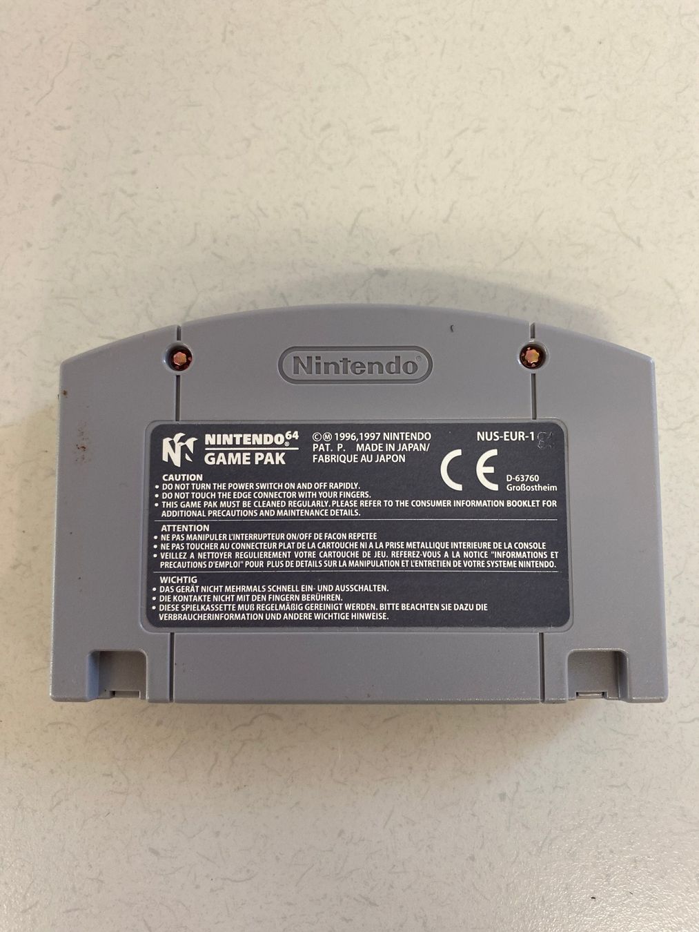 Nintendo Spiele: NHL Breakaway 98, Nintendo 64  Spiel – Gebraucht aus Niederhelfenschwil von Chleeblatt1938 1