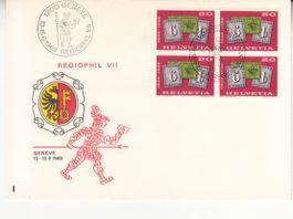 Sonderstempel S. 703 Genève Regiophil 1969
