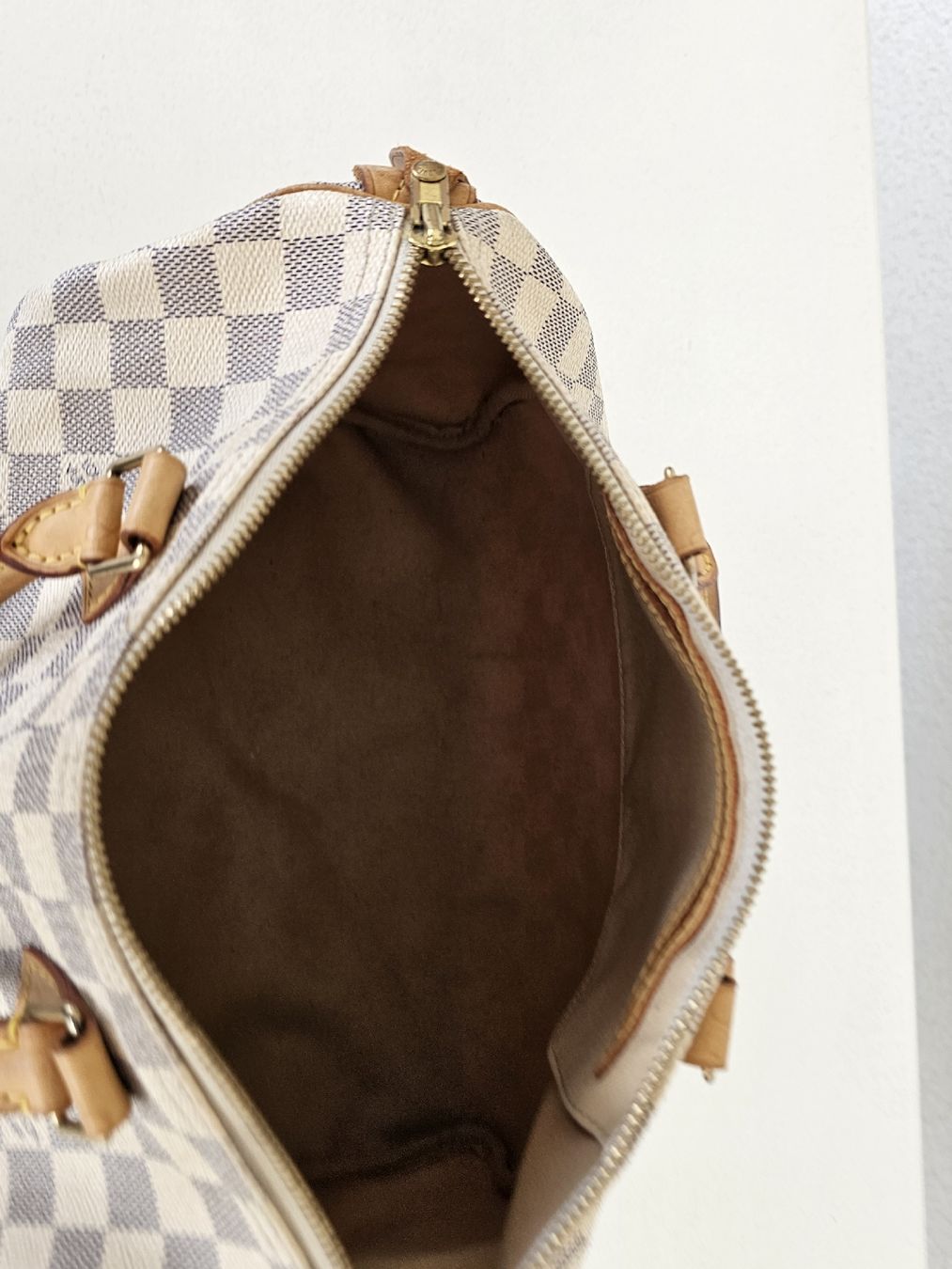 Louis Vuitton Taschen für Damen: Louis Vuitton Speedy 30 Damier Azur – Gebraucht aus Dottikon von Chicca_73 9