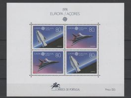 Portugal Azoren/ Açores Europa-Cept 1991 Block Nr.  12 **