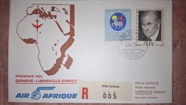 Swissair Geneve - Libreville 03.12.1971