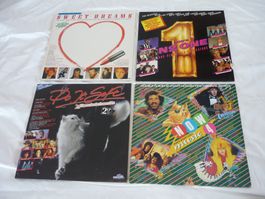 4 x Vinyl Schallplatten - Pop Sampler  - 80er Lps