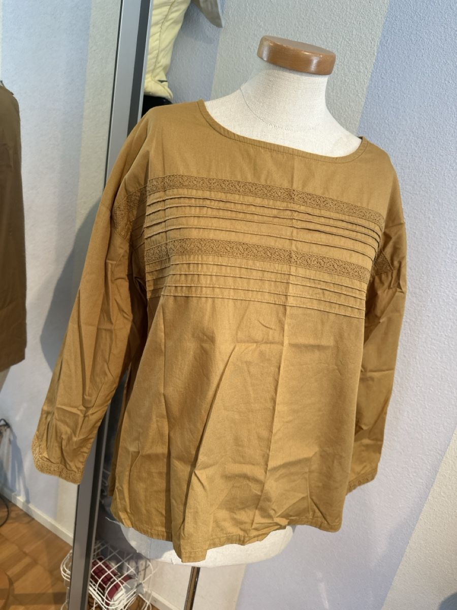 Top: Senffarben Top Bluse Gr. M (36/38) – Usato da Bassersdorf venduto da Ayumiyamaguchi