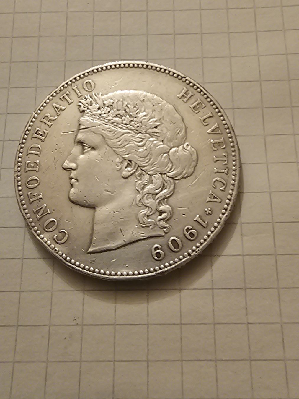 Tutti le monete: monnaie suisse 1909 – Usato da Yverdon-les-Bains venduto da mancheacoulles