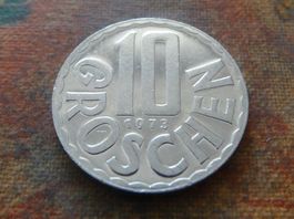 AUTRICHE  10  Groschen  1973