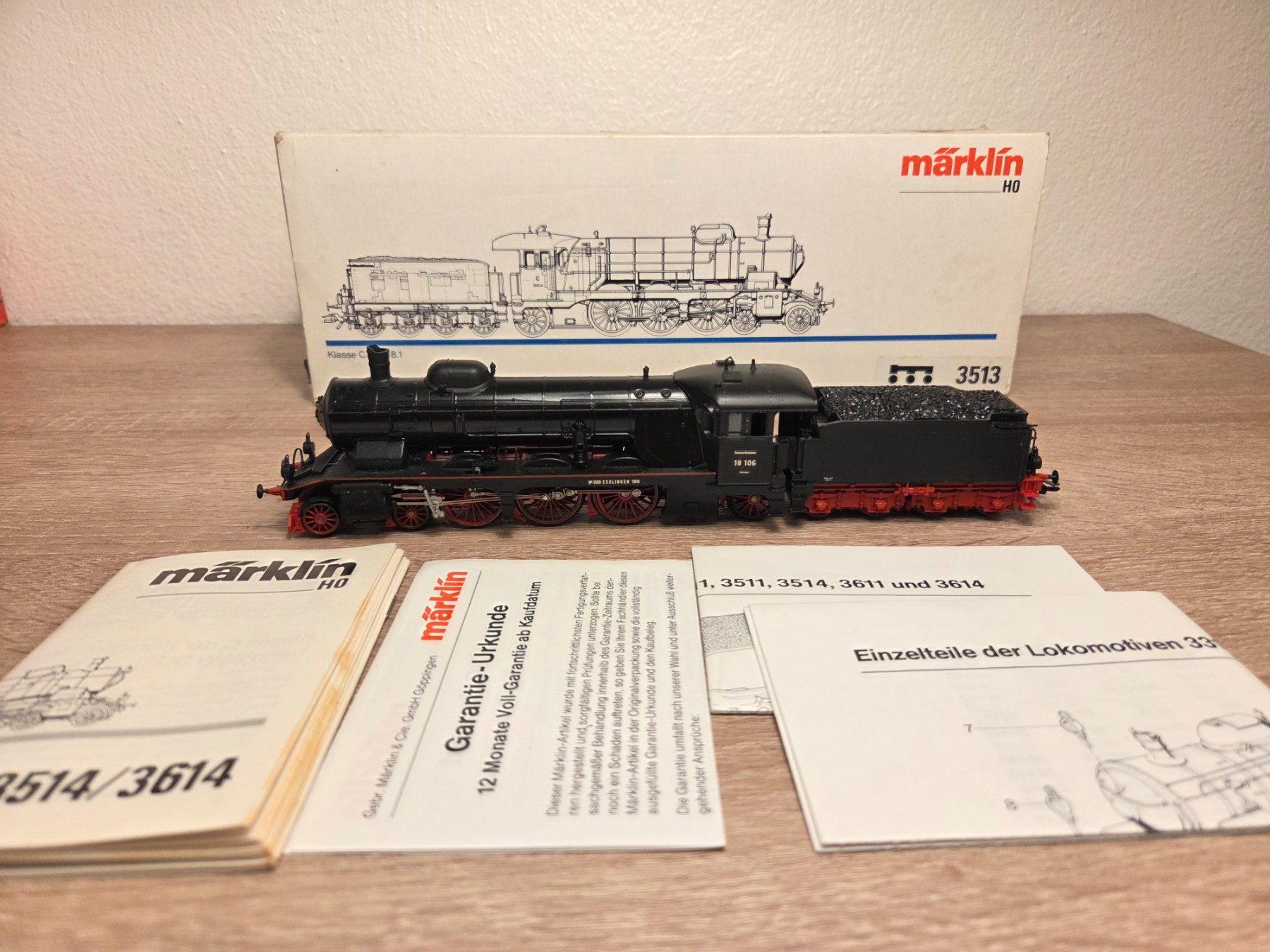 Märklin Modellini di ferrovie: Märklin 3513 Dampflok BR 18.1 DR H0 – Usato da St-Aubin-Sauges venduto da Lo_Go 6