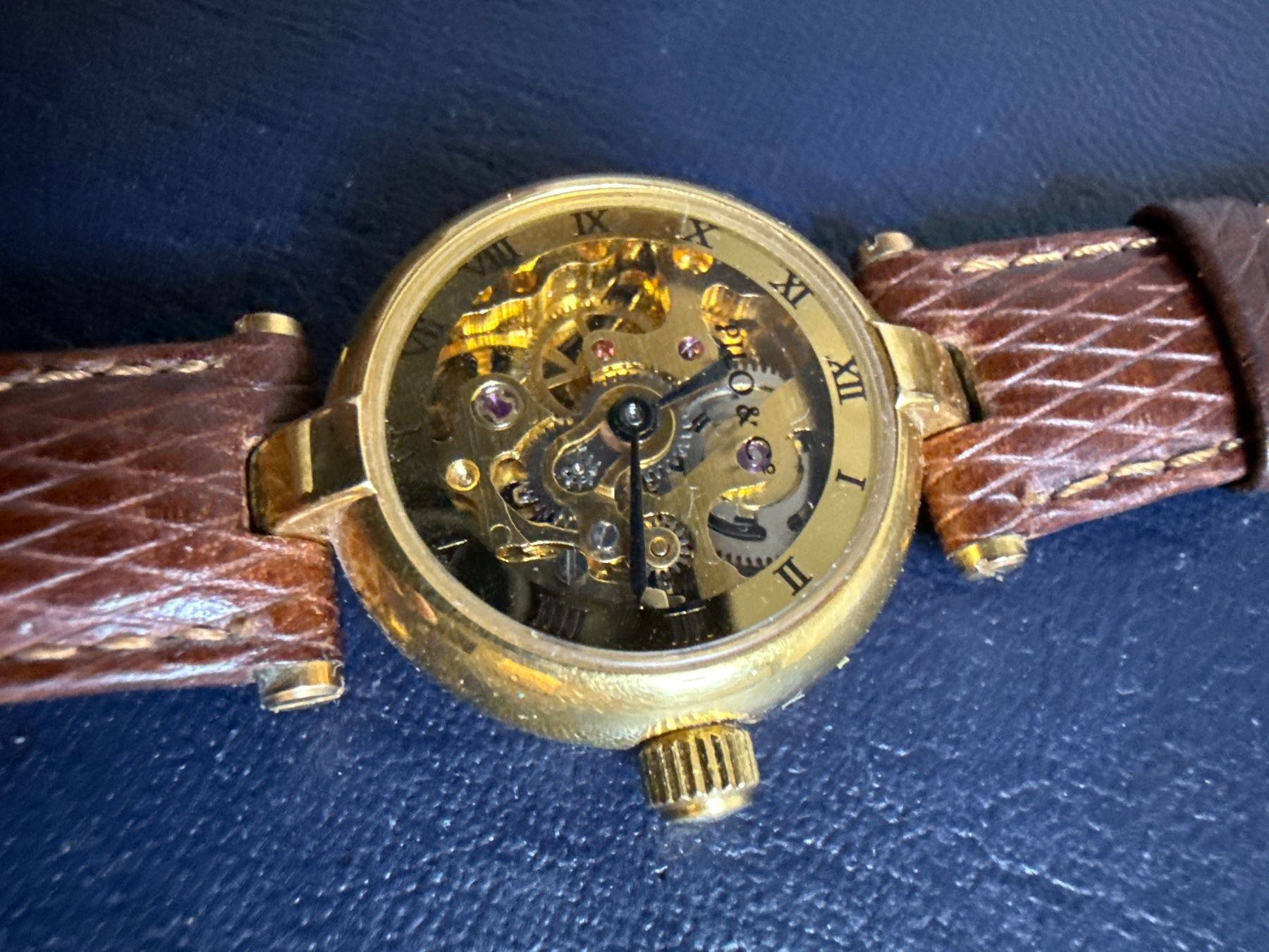 Uhren: Pilo& Co Skelett 25 mm – Gebraucht aus Pfeffingen von Allhandelklgwatches 1