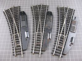 Märklin K-Gleis 3x Handweiche links