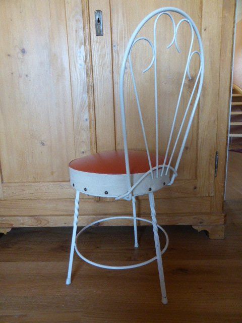 Stühle: Vintage Stuhl mit Kunststoffpolster – Gebraucht aus Hitzkirch von kleinerbaer01 3