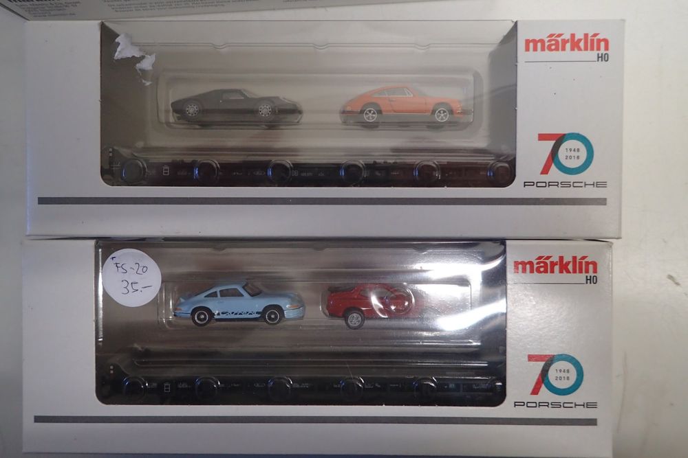 Märklin H0 - set POSRCHE für 70 Jahre Sport-Wagen - 8 Wagen 3