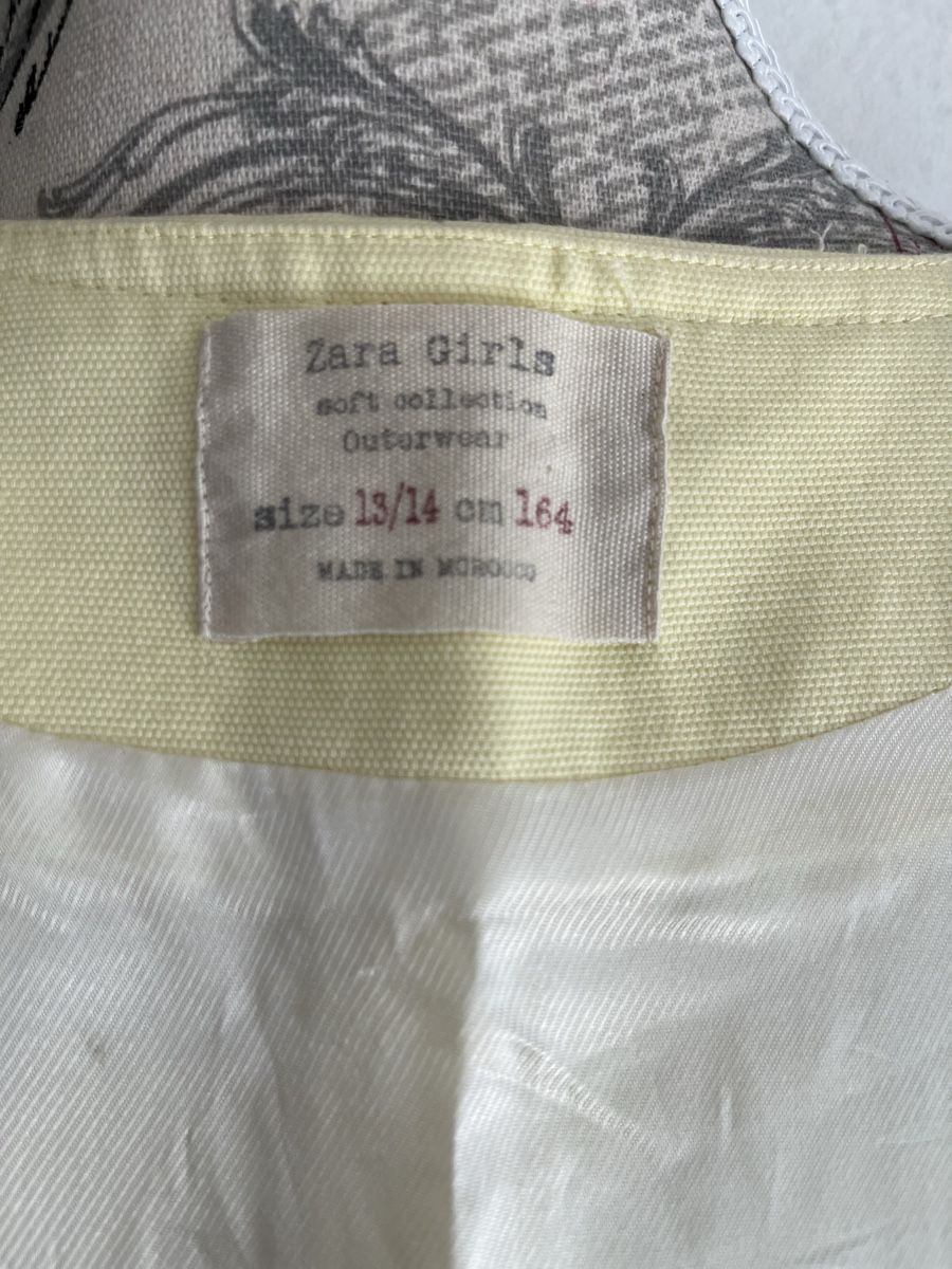Zara Jacken & Mäntel: Zara Mädchenblazer Gr. 164 hellgelb Frühling – Gebraucht aus Aarburg von Petite-closet-Loop 3