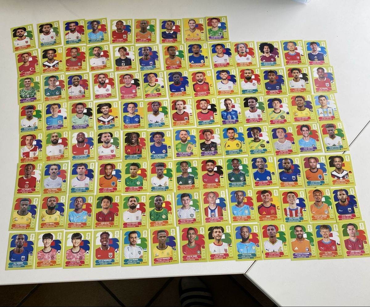 Panini Carte collezionabili: 100 Panini Sticker WM 2026 – Usato da Rotkreuz venduto da Once0
