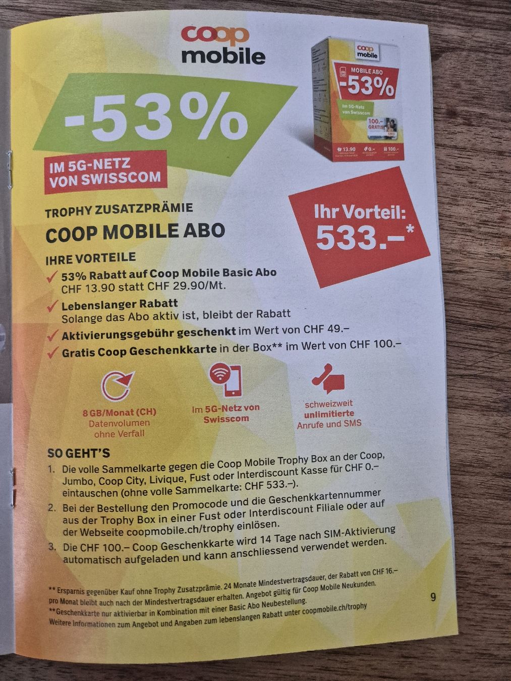 Coop Sammelmarken & -punkte: Coop Neue TROPHY Küche  1 volle Karte – Neu und originalverpackt aus Steffisburg von Mallekobold 7