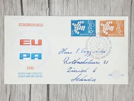 CL14 Enveloppe + Timbre Pays-Bas 1961