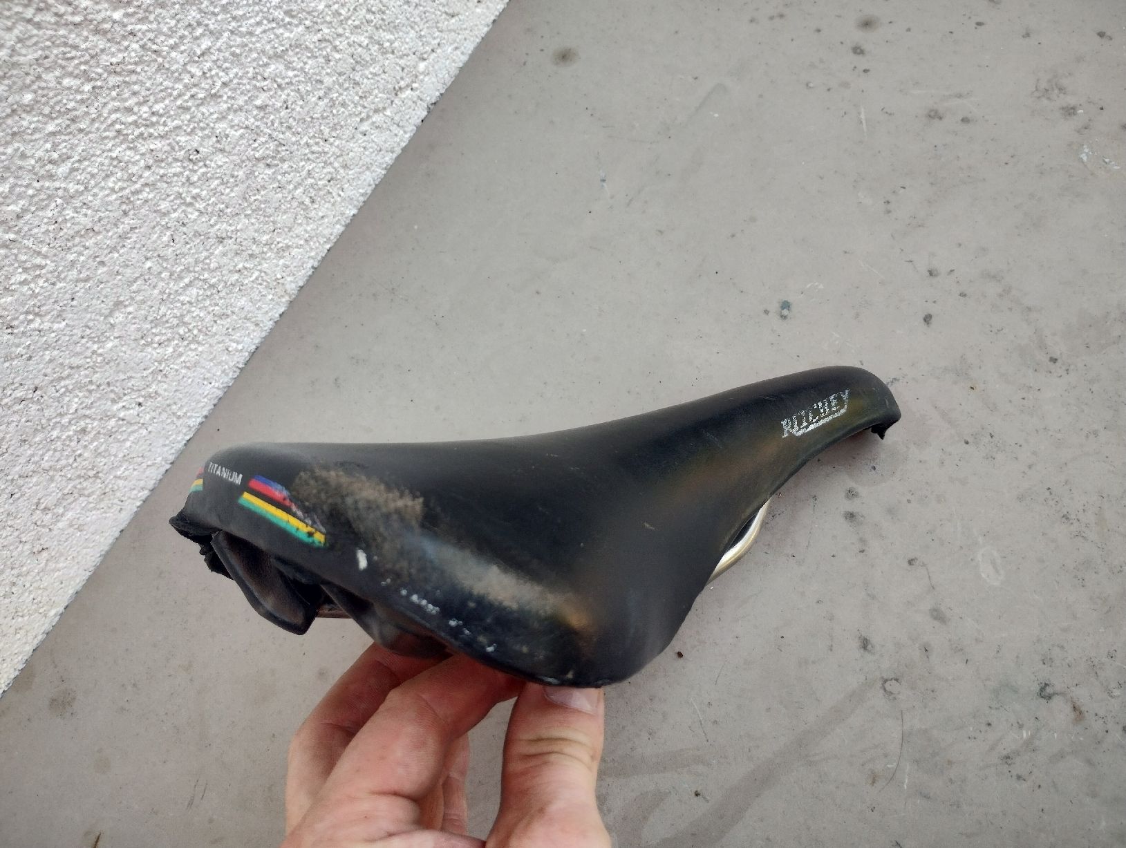 Pezzi di ricambio: Ritchey Vector Ti Vintage MTB Sattel – Difettoso da Oetwil am See venduto da Kukuxumusu 1