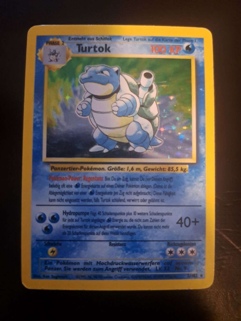 Pokémon Cartes à collectionner: Turtok Base Set 2/102 – D'occasion à Niederrohrdorf par Pascal91.