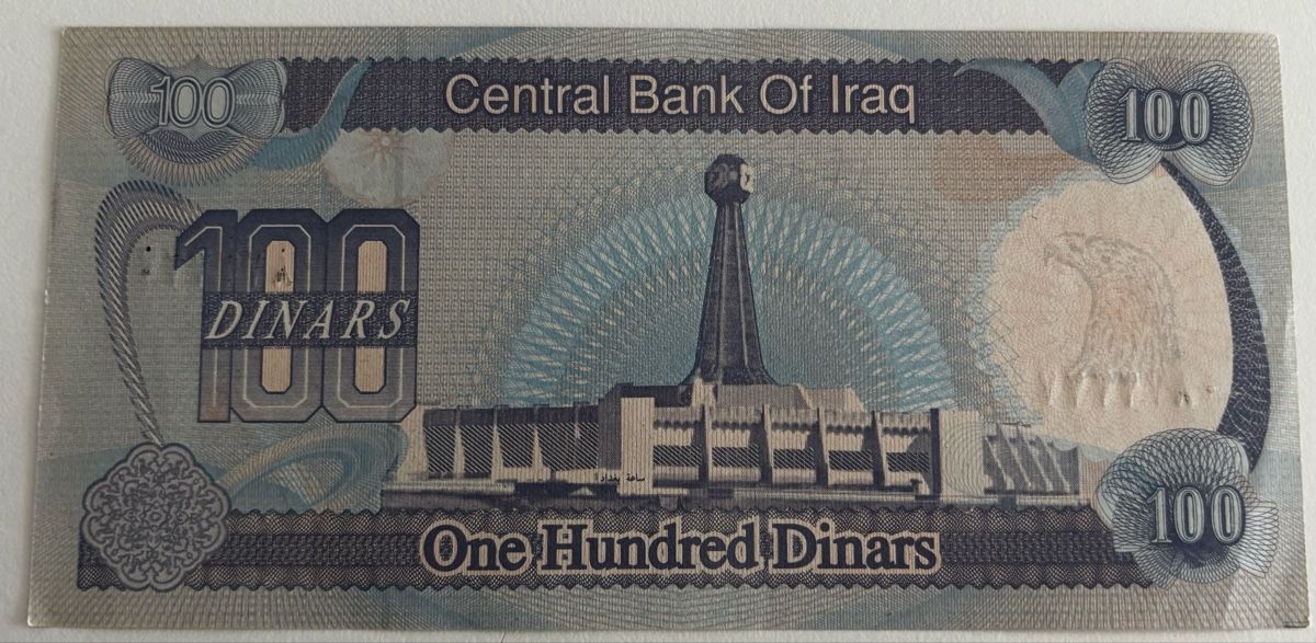 Banknoten: Irak 100 Dinars Neuwertig – Neu (gemäss Beschreibung) aus Algetshausen von Carrhard 1