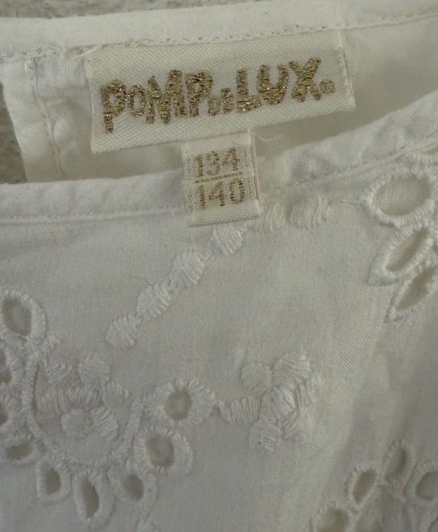 Pomp de Lux Vestiti & Gonne: Pomp de lux Kleid Weiss Grösse 134/140  – Nuovo (secondo la descrizione) da Freidorf TG venduto da nad_fxh7 1