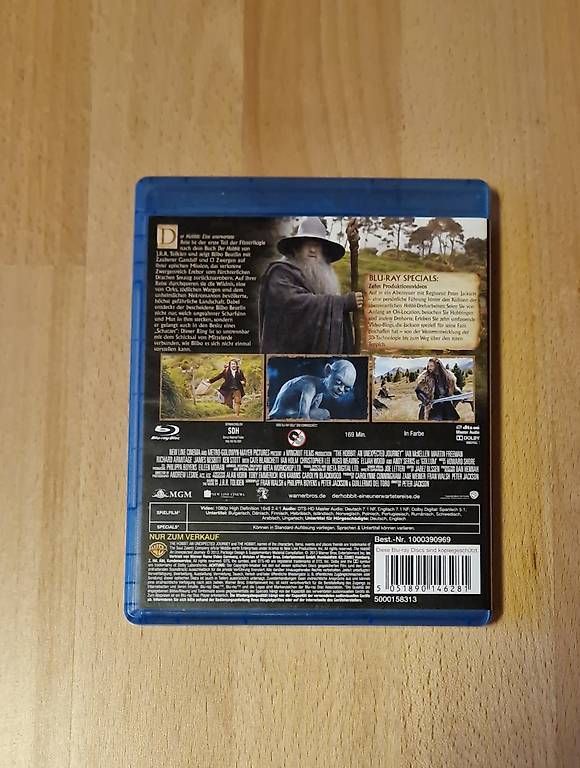 Tutti i DVDs: Der Hobbit - Eine unerwartete Reise - Blu-Ray – Usato da St. Gallen venduto da ste_fq9h 1
