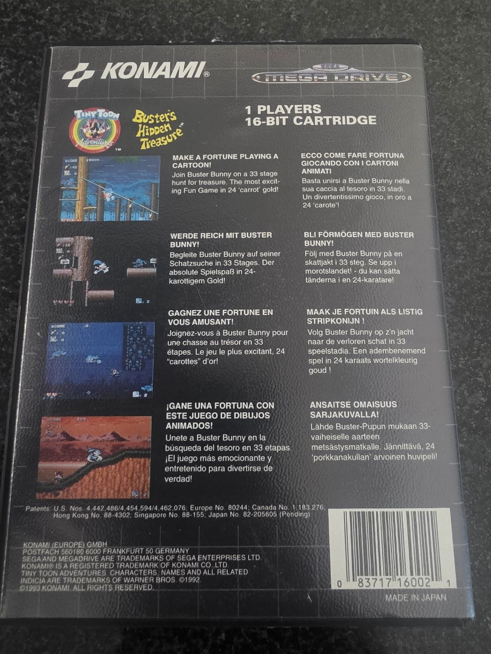 Giochi: Tiny Toon Adventures Megadrive – Usato da Chavornay venduto da Crash37 1