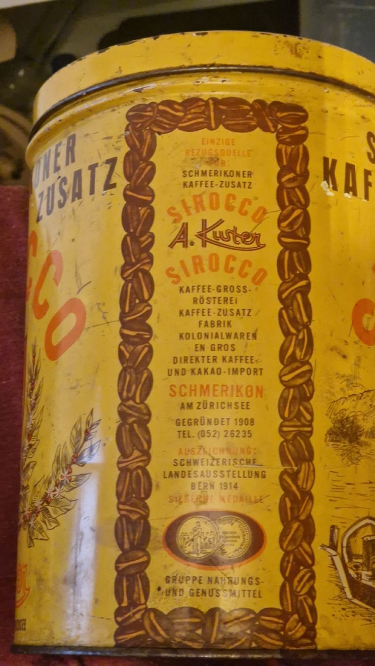 Alle Dekorationen: Blechdose Kaffee Sirocco Uznach – Gebraucht aus Wetzikon ZH von Oldieslover 4