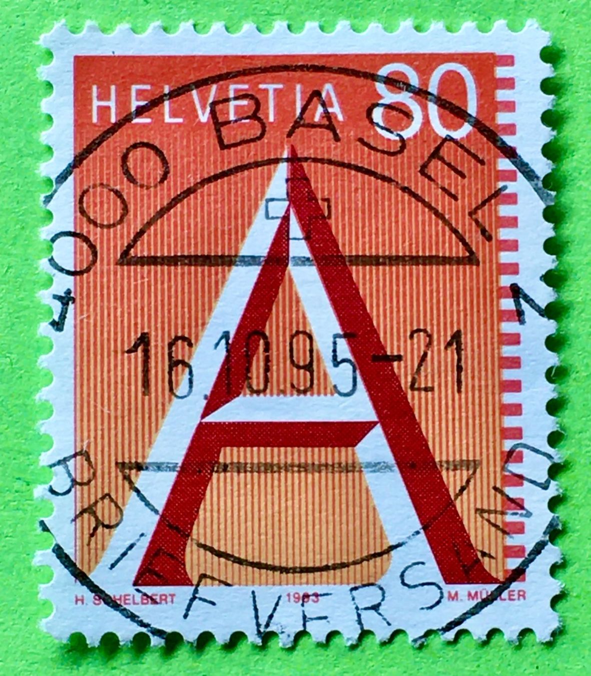 Tutti i francobolli: Nr.838 A-Post Marke Stempel 1993 Basel – Usato da Aarau venduto da Billa007