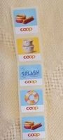 5 Sammelmarken Coop Sammelpromotion «SPLASH»