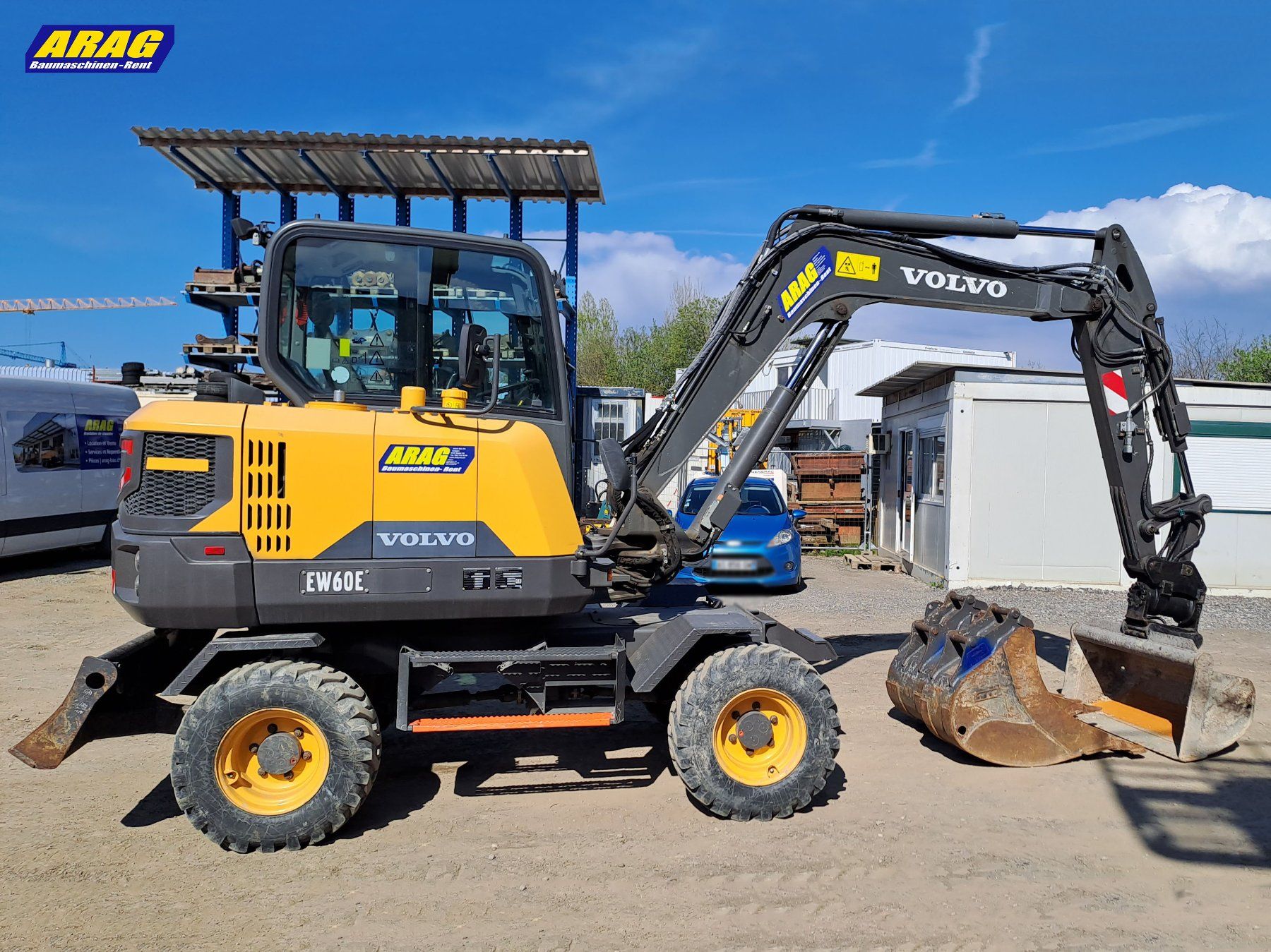 Volvo Escavatori: Volvo EW60E Mobilbagger – Usato da Hasle LU venduto da Arag08 1