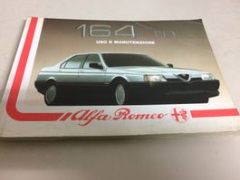 ALFA ROMEO 164 TD  LIBRETTO USO E MANUTENZIONE 6/88