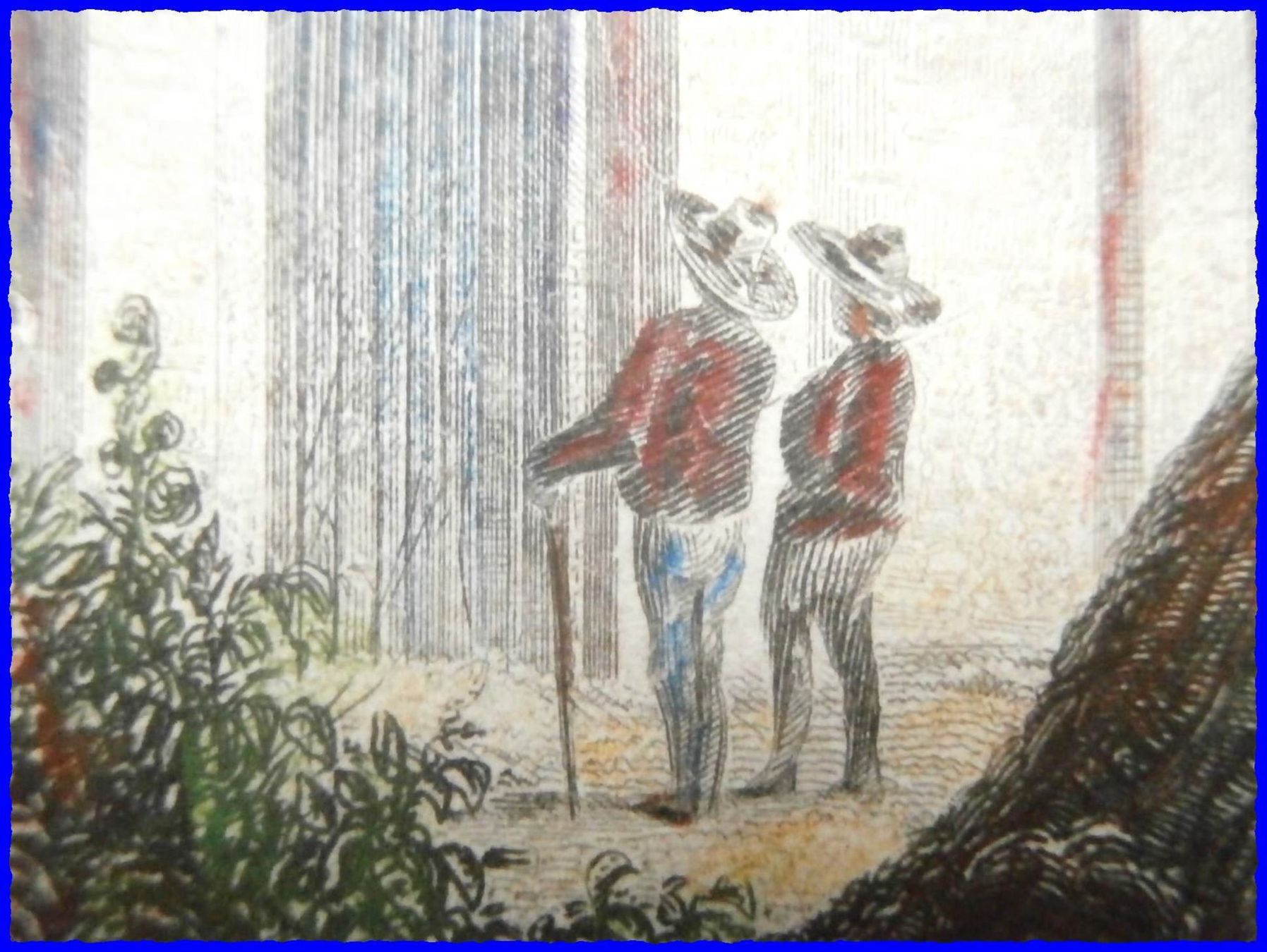 Cornici: Edler BILDERRAHMEN mit altem Stich: "DAS GRAB WASHINGTONS" – Usato da Worblaufen venduto da Re_mo81 5
