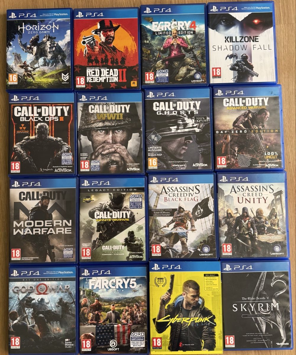 Sony Konsolen: PlayStation 5 Disc Edition + 38 Spiele + externe Festplatte – Gebraucht aus Rain von Migu30 5