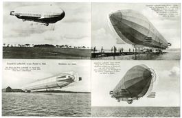 4 AK Zeppelin Luftschiff (Reprints!)