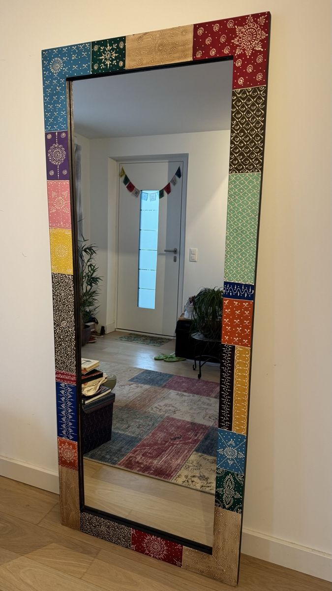 Specchi: Spiegel mit Patchwork-Rahmen Boho Stil guter Zustand – Usato da Buckten venduto da H_wyss1987