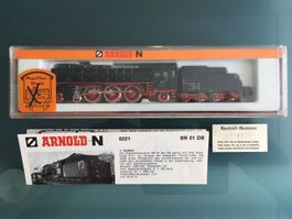 Arnold Dampf Lok Dampflok BR01 BR 01 DB, DEFEKT für Spur N