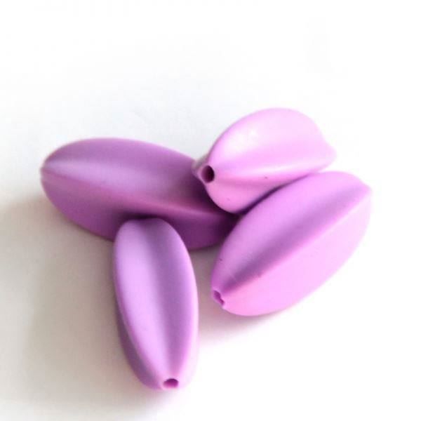 Perle (finte): Perlen Silikon 30x10mm Sternfrucht – Nuovo (secondo la descrizione) da Alpnachstad venduto da perlengaby