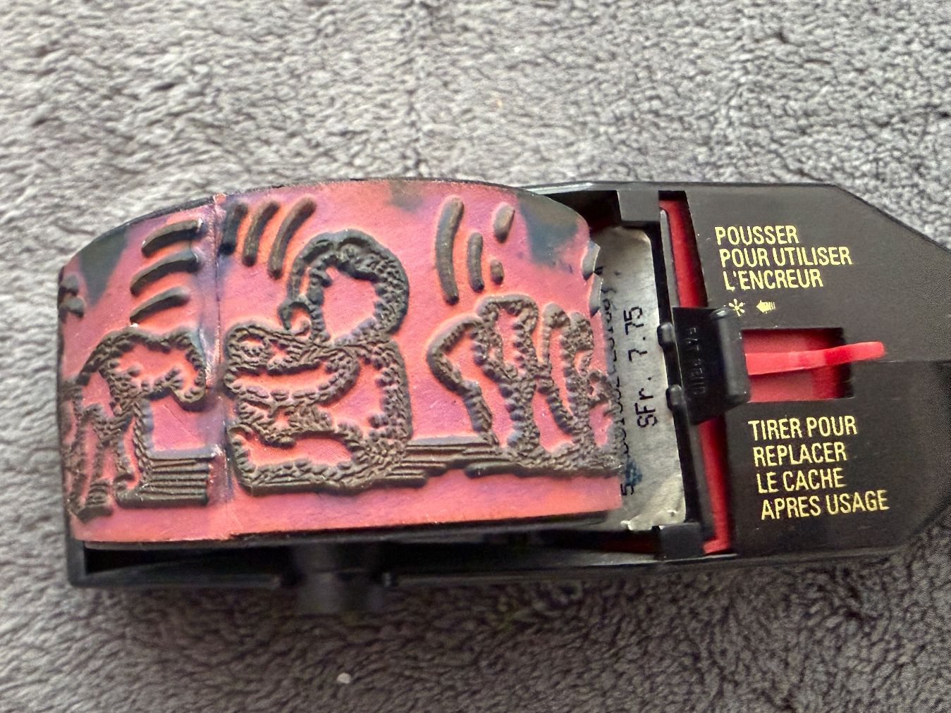 Stempel: Rollstempel Purzelbaum – Gebraucht aus Schaffhausen von Bootes 1